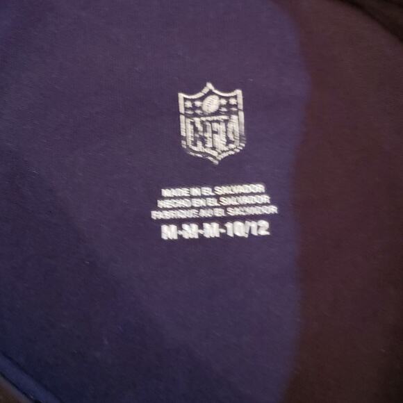 SEAHAWKS Seattle Football T-Shirt Russell Wilson Boys 10/12 NFL Team Tee Navy - Picture 6 of 7